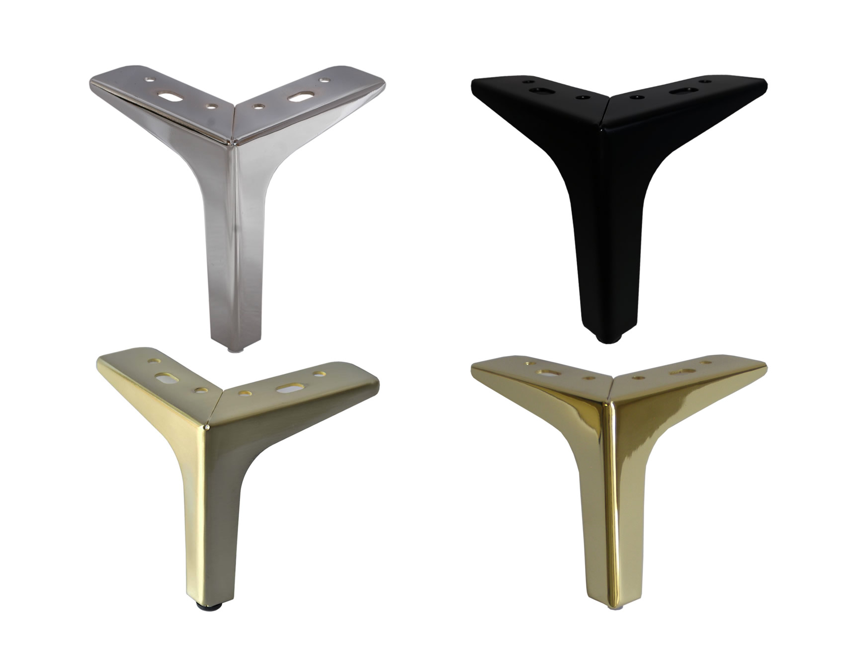Buy 5" Brass Furniture Leg, Sofa Leg, Italian Style Square