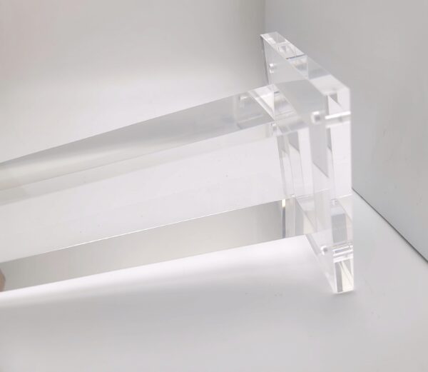 Acrylic Lucite Furniture Legs, Large 12" H Tapered Square Furniture Legs 4PC (1221a-12inch) - Image 8