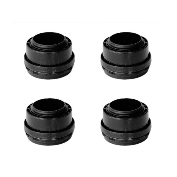 Adjustable Feet Leveler Round Tube Leveling Kit for Furniture Legs, Cabinet, ET Center, Appliance, Set of 4,  2-3/8"D or 60mm D